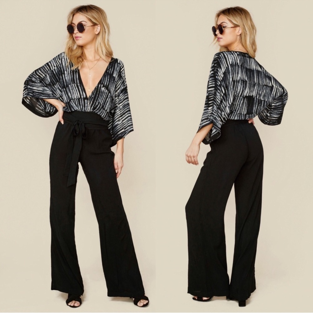 Blue Life Kimono Jumpsuit